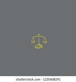 Scales vector icon
