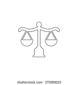 scales  - vector icon