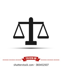 scales vector icon