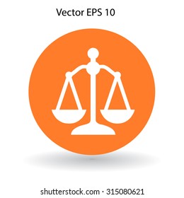 Scales vector illustration