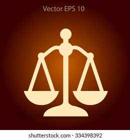 Scales vector illustration
