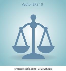 Scales vector illustration