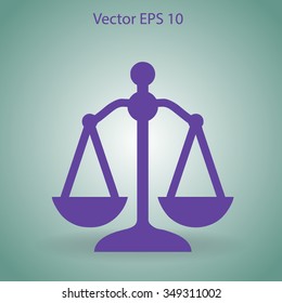Scales vector illustration