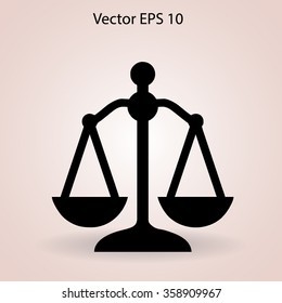 Scales vector illustration