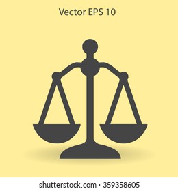 Scales vector illustration