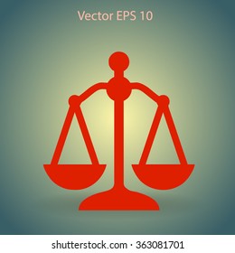 Scales vector illustration