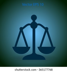 Scales vector illustration