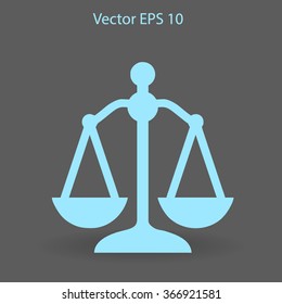 Scales vector illustration