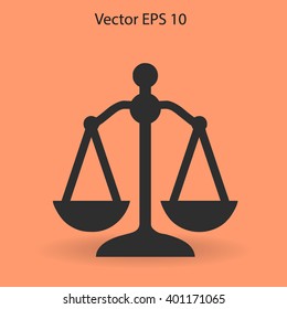 Scales vector illustration