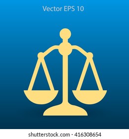 Scales vector illustration