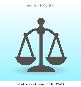 Scales vector illustration