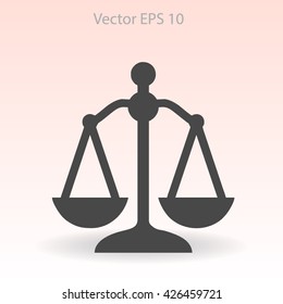Scales vector illustration