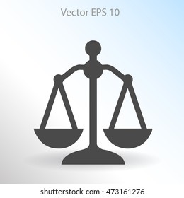 Scales vector illustration
