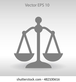 Scales vector illustration