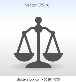 Scales vector illustration