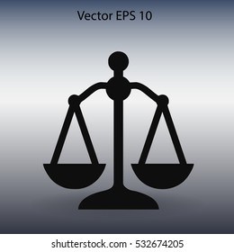 Scales vector illustration