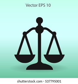 Scales vector illustration