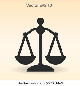 Scales vector illustration