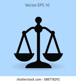 Scales vector illustration