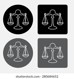 scales, weighing, weight, balance ,vector icon