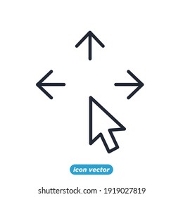 Scaling Arrow icon. Resize symbol template for graphic and web design collection logo vector illustration