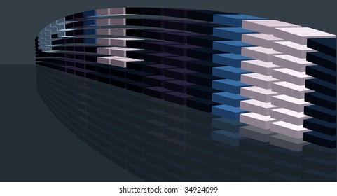 Scaling digital bridge shape