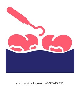 Ilustración vectorial de relleno de iconos de escala