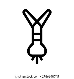 scallion icon or logo isolated sign symbol vector illustration - high quality black style vector icons
