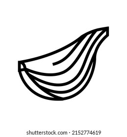 scallion onion line icon vector. scallion onion sign. isolated contour symbol black illustration