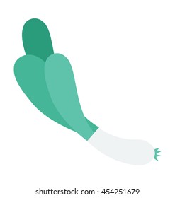 Scallion Vector Icon