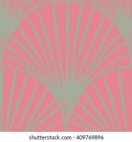 Scallop fan pattern seamless vector background tile