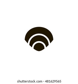 scallop icon. scallop design