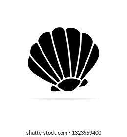 Scallop Icon. Vector concept illustration for design.