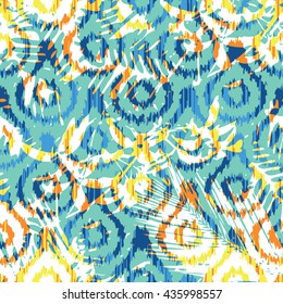 Scallop pattern seamless background tile