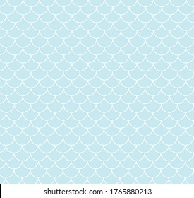 Scallop pattern vector illustration design.Blue seamless vector pattern. Texture used for printing/wallpaper/ background.