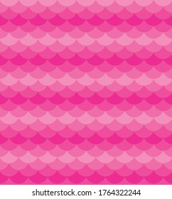 Scallop pattern vector illustration design.Pink seamless vector pattern. Texture used for printing/wallpaper/ background.