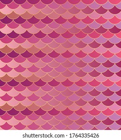 Scallop pattern vector illustration design.Pink seamless vector pattern. Texture used for printing/wallpaper/ background.