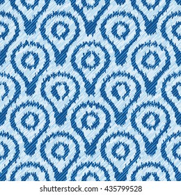 Scallop scales pattern seamless vector background tile
