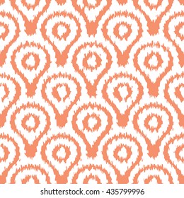 Scallop scales pattern seamless vector background tile
