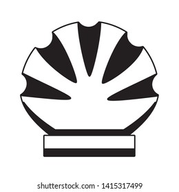 scallop sea shell wildlife tropical vector illustration