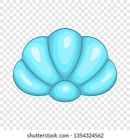 Scallop Seashell Icon Cartoon Style On Stock Vector (Royalty Free ...