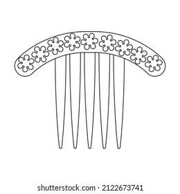 Scallop vector icon.Outline vector icon isolated on white background scallop.