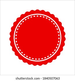 Scalloped Circle Images, Stock Photos & Vectors | Shutterstock