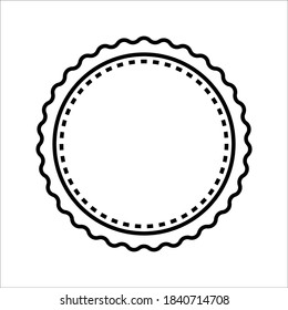 256 Scalloped label blank Images, Stock Photos & Vectors | Shutterstock