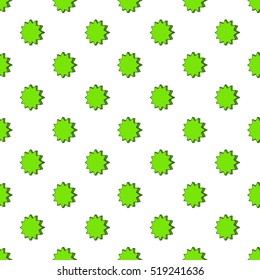 Scalloped star pattern. Cartoon illustration of scalloped star vector pattern for web