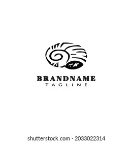 Logo-Symbol für Schuppen süße Vorlage moderne Vektorgrafik