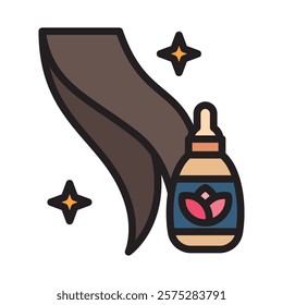 Scalp Oil Vector EPS 10 for print, digital UI, UX kit, web and app development for health, personal care, body treatment and more.