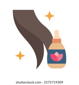 Scalp Oil Vector EPS 10 for print, digital UI, UX kit, web and app development for health, personal care, body treatment and more.