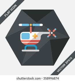 Scalpel cut flat icon with long shadow