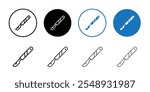 Scalpel icon Black and white outline vector